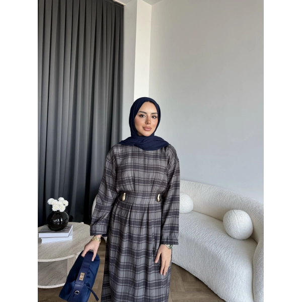 Tb - Wespa Kareli Elbise - Gri