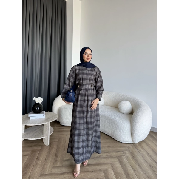 Tb - Wespa Kareli Elbise - Gri