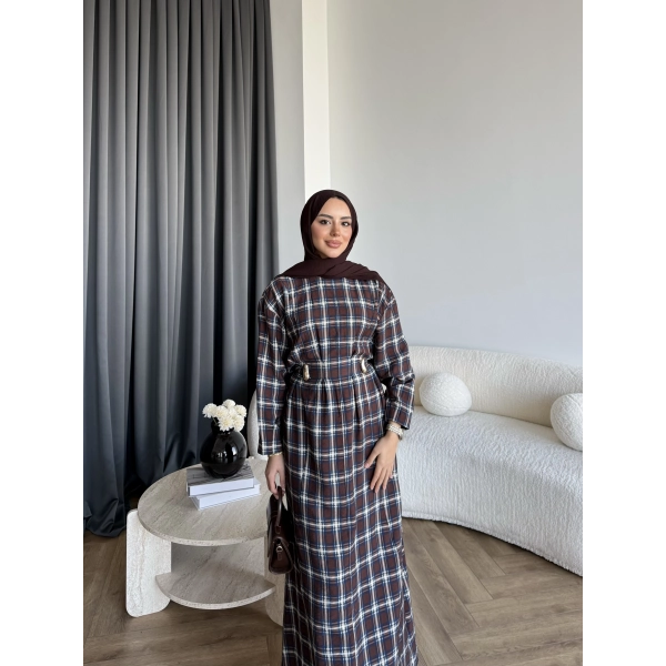 Tb - Wespa Kareli Elbise - Kahve