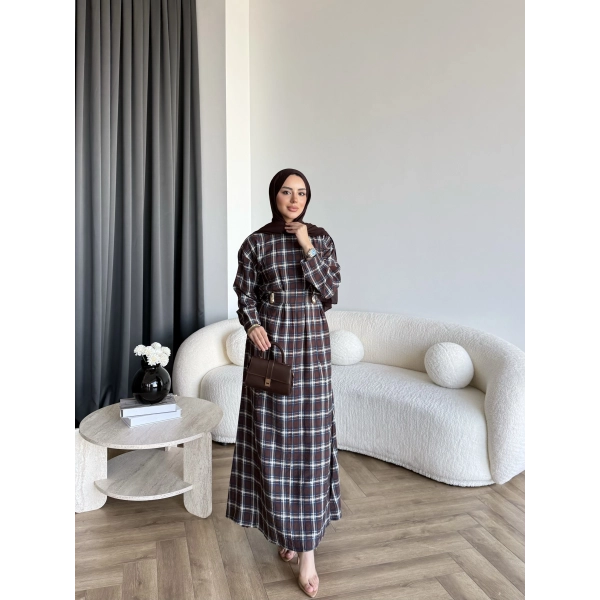 Tb - Wespa Kareli Elbise - Kahve