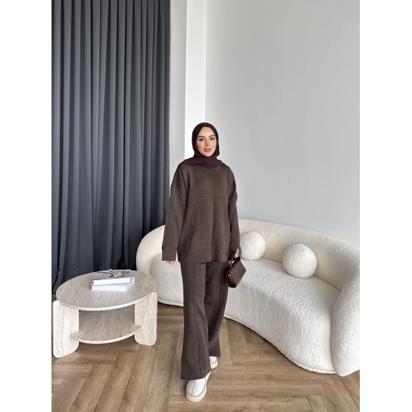 Zania Triko Takım - Acı Kahve