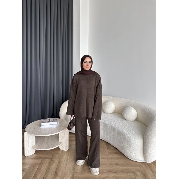 Zania Triko Takım - Acı Kahve