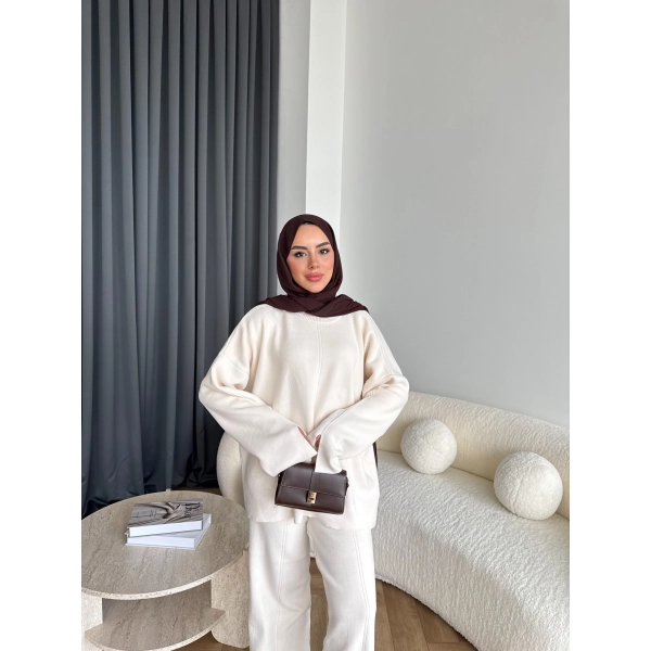 Zania Triko Takım - Bej