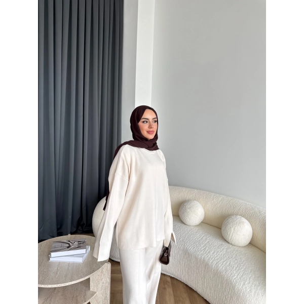 Zania Triko Takım - Bej