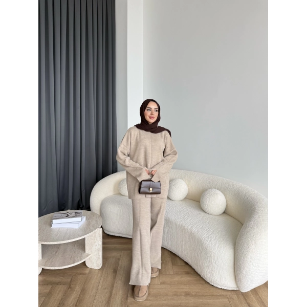 Zania Triko Takım - Vizon