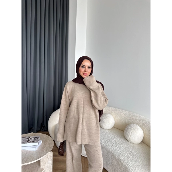 Zania Triko Takım - Vizon