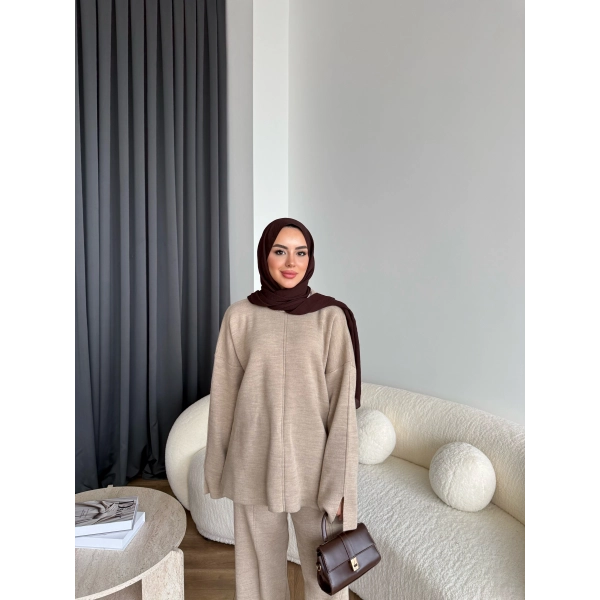 Zania Triko Takım - Vizon