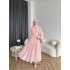 Hen - Margo Şifon Elbise - Pembe