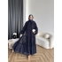 Hen - Luzy Şifon Elbise - Lacivert