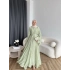 Fuş - Navyl Modal Elbise - Yeşil -  BAYRAMDAN SONRA 15 -20 GÜN İÇİNDE GELİCEKTİR