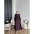 Duq - Kezlar Düğmeli Elbise - Bordo