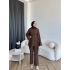 Hen - Salft Krep Takım - Kahve