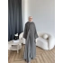 Bel - Zyra Omuz Şallı Yırtmaçlı Takım - Haki