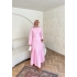 Linen Elbise - Pembe