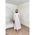 Pera Detaylı Elbise - Bej