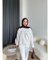 2-Muadil Sweat - Beyaz