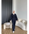3 İplik Bağlamalı Takım - Lacivert
