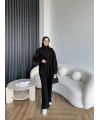 3 İplik Bağlamalı Takım - Siyah