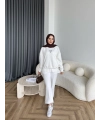 4-Muadil Sweat - Beyaz