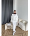 4-Muadil Sweat - Beyaz