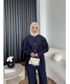 Tb - Eşla Gold Düğmeli Takım - Lacivert