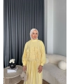 Ng - Kave Fırfırlı Etekli Takım - Sarı