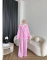 Gültür Taşlı Takım - Pembe