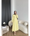Crash Elbise - Sarı