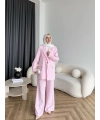 Fuş - Arlin Ceketli Takım - Pembe