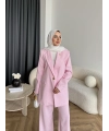 Fuş - Arlin Ceketli Takım - Pembe