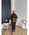 Mav - Kalinka Keten Takım - Kahve