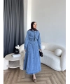 Tb - Galler Ön Bağlamalı Kot Etekli Takım