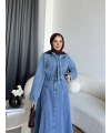 Tb - Galler Ön Bağlamalı Kot Etekli Takım