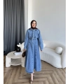 Tb - Galler Ön Bağlamalı Kot Etekli Takım