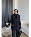 Bel - Elman Taş Detaylı Takım - Siyah