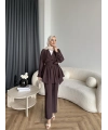 Hen - Prag Ön Bağlamalı Takım - Kahve