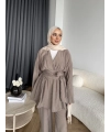 Hen - Prag Ön Bağlamalı Takım - Vizon