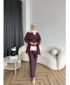 Hen - Prag Ön Bağlamalı Takım - Bordo