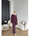 Hen - Prag Ön Bağlamalı Takım - Bordo