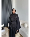 Ng - Banch Çiçek Baskılı Etekli Takım - Siyah