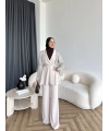 Ng - Lilsan Asimetrik Pantolon Takım - Bej