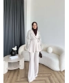 Ng - Lilsan Asimetrik Pantolon Takım - Bej