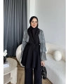 Ng - Lilsan Asimetrik Pantolon Takım - Siyah