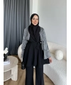 Ng - Lilsan Asimetrik Pantolon Takım - Siyah