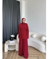Duan Şifon Takım - Bordo