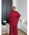 Duan Şifon Takım - Bordo