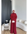 Duan Şifon Takım - Bordo
