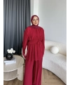 Duan Şifon Takım - Bordo