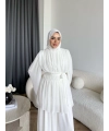 Duan Şifon Takım - Ekru