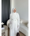 Duan Şifon Takım - Ekru